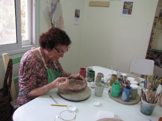 חסידה בעבודה 5.2014