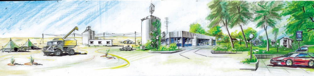 תמונה פנורמית של בארי (לצפיה הזז עם העכבר את סרגל הגלילה בתחתית התמונה)